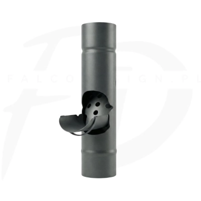 Osadnik odzyskiwacz wody stal Inguri ⌀ 100 kolor grafitowy ciemny RAL 7016